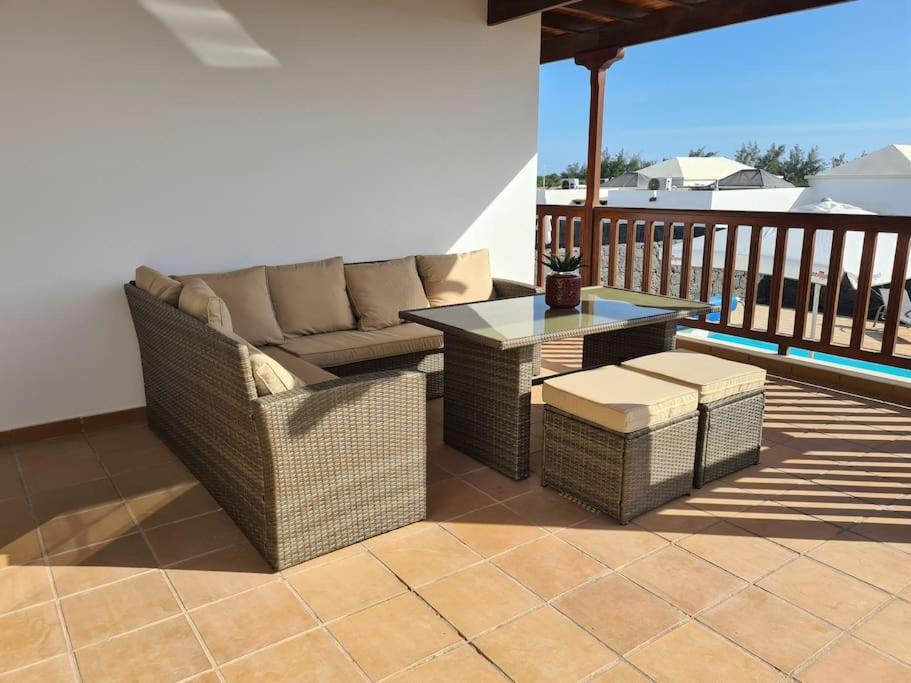 Luxury 4-Bedroom Villa With Heated Pool + Sea View Playa Blanca  Exterior foto